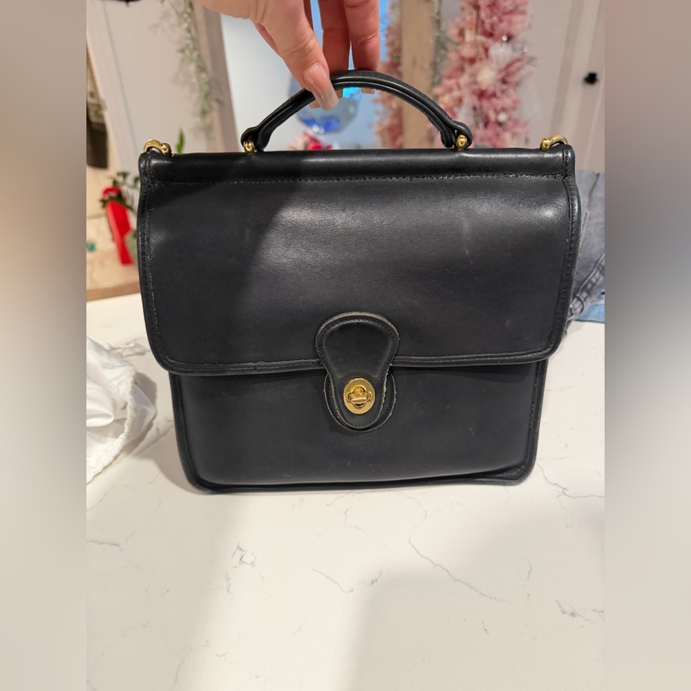 Vintage Coach Willis 2000 Style Code Leather Handbag